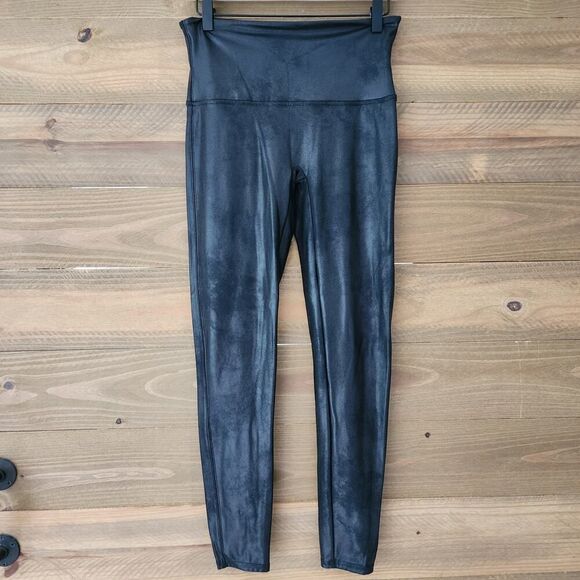 Spanx faux leather leggings womens size XL - Picture 1 of 4